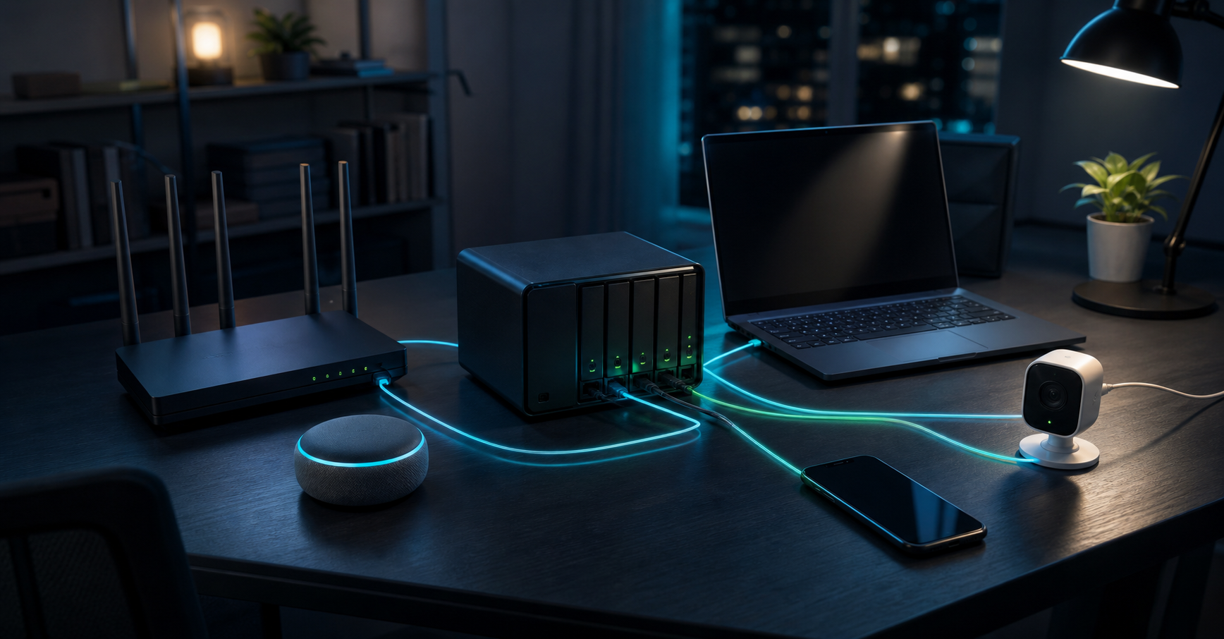 Home network devices arranged for an asset inventory